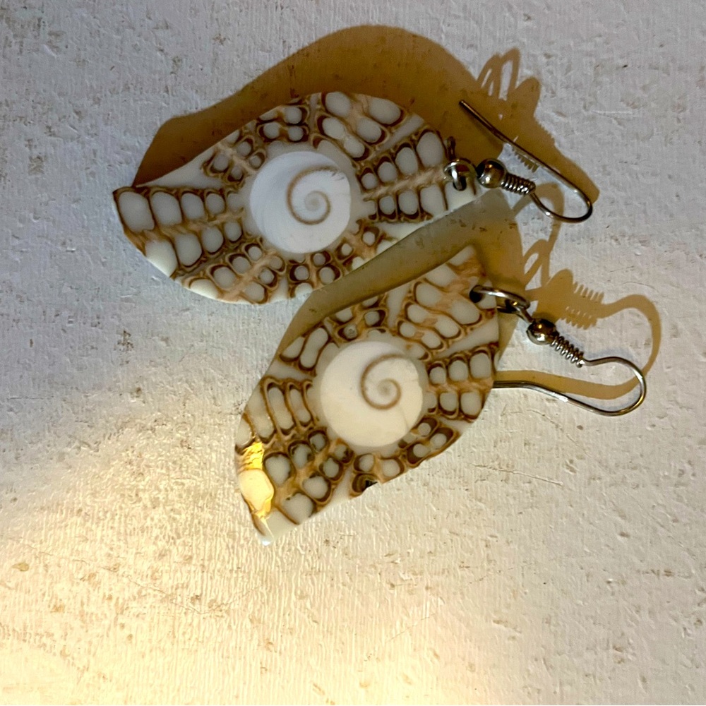 Seashell earrings